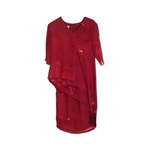 Tassels Crystals Asymmetrical skirt set Maggie Shepherd Australia